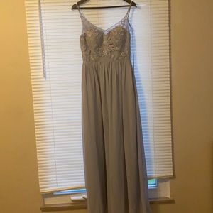 Azazie Emma bridesmaid dress (dusty lavender)